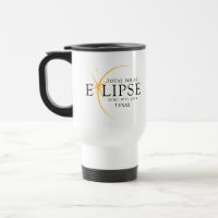 Modern Black & Dourado 2024 Texas Total Eclipse So