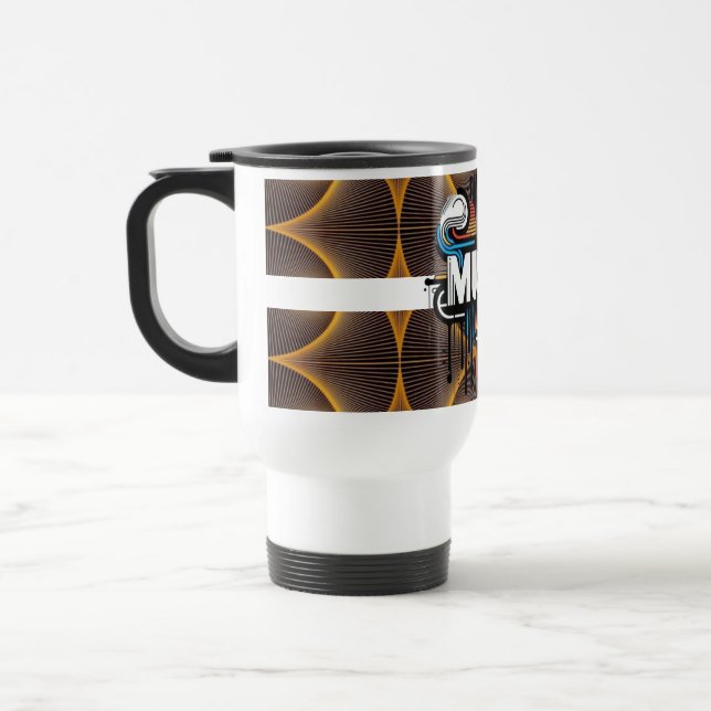 Caneca Térmica Modern Ceramic Coffee Cup – Trendy Artistic Design (Esquerda)