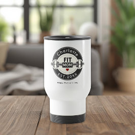 Caneca Térmica Modern Personalized Fit Mom Tumbler Gift