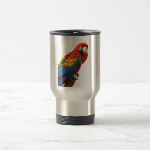 Caneca Térmica Modificação elegante chique do Macaw colorido