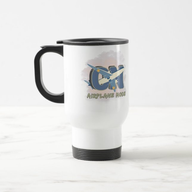 Caneca Térmica Modo Avião ATIVADO (Esquerda)