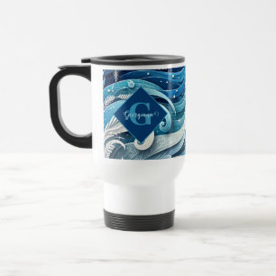 Caneca Térmica Molhos de inverno, Azuis e Congelados, personaliza