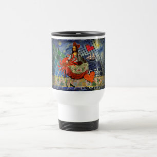 Caneca Térmica Mona Lisa Diversão Zodiac Whimsical