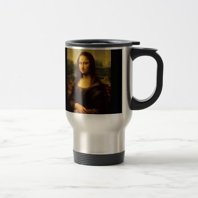 Caneca Térmica Mona Lisa por Leonardo Da Vinci (Direita)