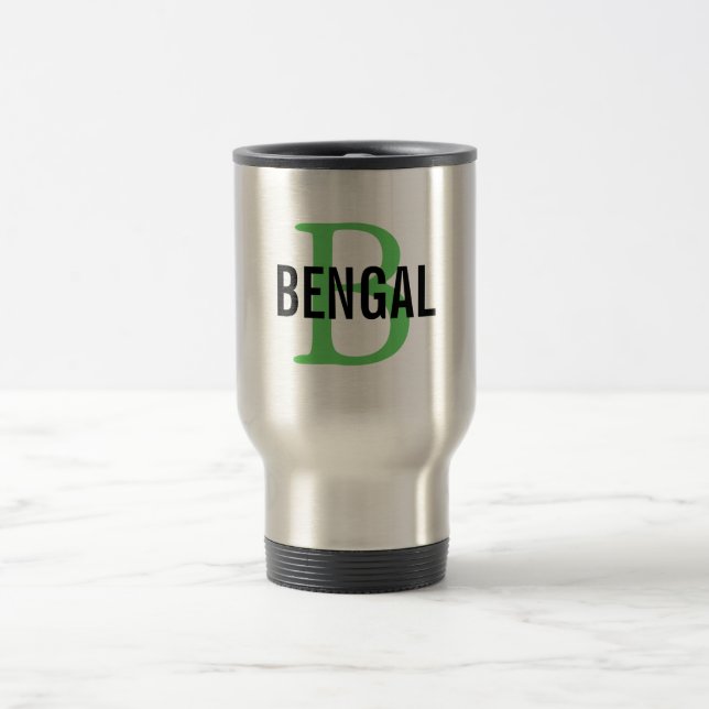 Caneca Térmica Monograma da raça de Bengal (Centro)
