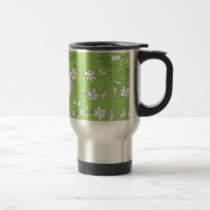 Caneca Térmica monograma & flores