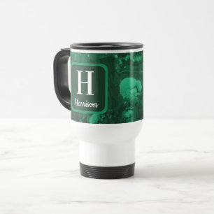 Caneca Térmica Monograma Inicial da Família de Pedras Preciosas V