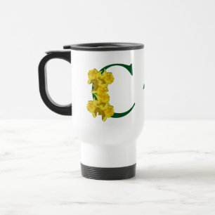 Caneca Térmica Monograma Inicial de Narciso Personalizado C
