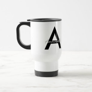 Caneca Térmica Monograma personalizado da tipografia