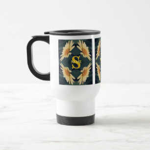 Caneca Térmica Monograma Personalizado Seu Nome Inicial Arte Marg