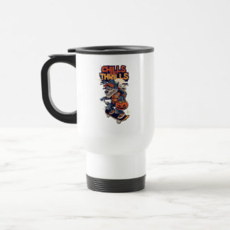 Caneca Térmica Monopattino Halloween Lupo Mannaro Brividi e Emozi