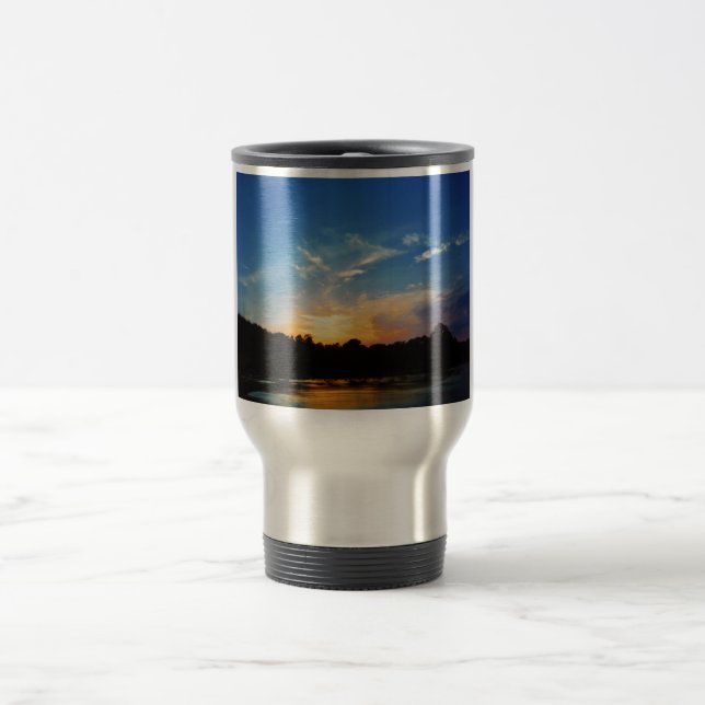 Caneca Térmica Montanha lago Sunset (Centro)