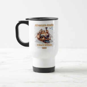 Caneca Térmica Montanhas do Comboio da Vintagem com Reforma da Av