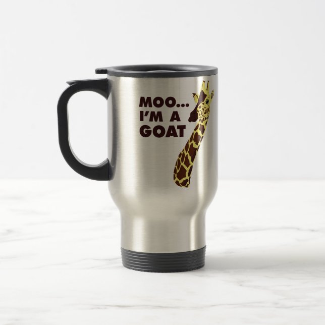 Caneca Térmica MOO… Eu sou uma cabra - girafa (Esquerda)