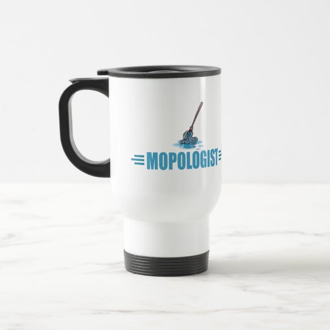 Caneca Térmica Mop Humorístico (Esquerda)