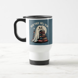 Caneca Térmica Morto de Cansaço Bem Lido Fantasma Leitura