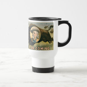 Caneca Térmica Mostra ocidental selvagem de Buffalo Bill Cody -