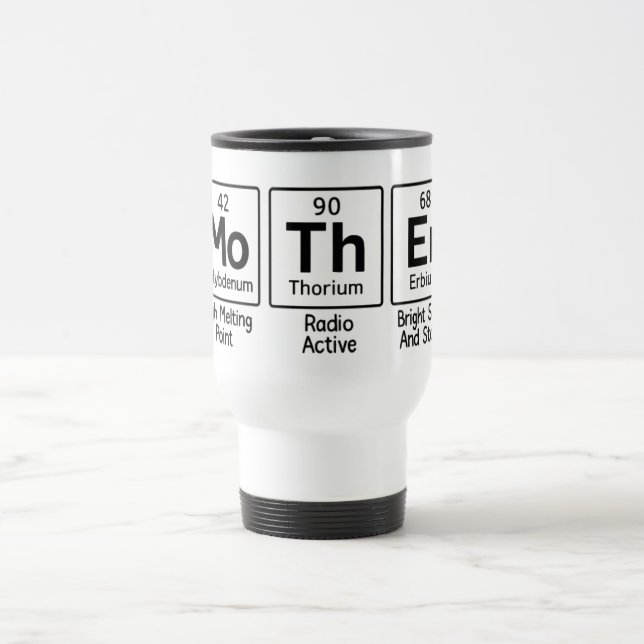 Caneca Térmica Mother Periodic Table Science | Cute Chemistry (Centro)