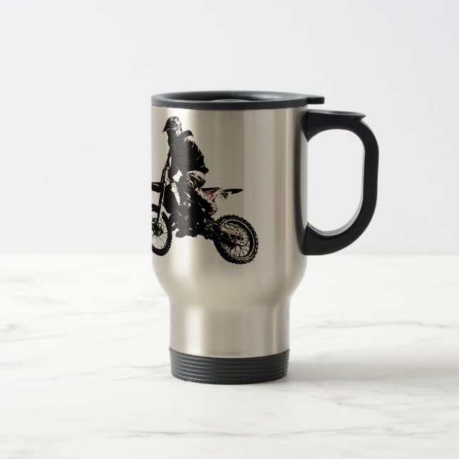 Caneca Térmica Motocross motocicleta (Direita)