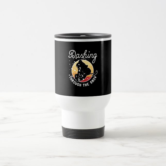 Caneca Térmica Motoneve - Voando Através Da Neve (Centro)