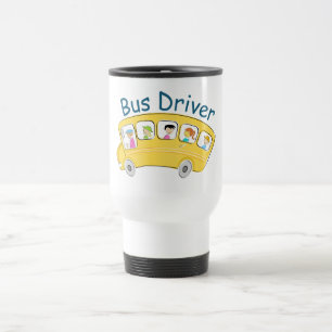 Caneca Térmica Motorista de ônibus escolar - Mulher