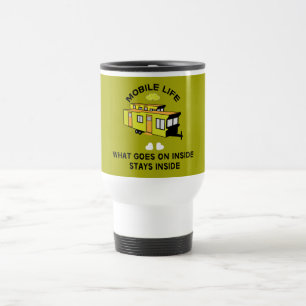 Caneca Térmica Móveis   Caravanas Estáticas   Novo lar   Retirada
