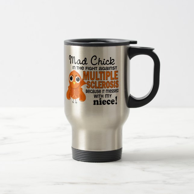 Caneca Térmica MS louco da esclerose múltipla da sobrinha do (Direita)