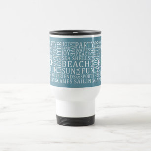 Caneca Térmica Mudanças da Câmara de Praia de Cor Personalizada