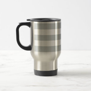 Caneca Térmica Mude listras cinzentas a todo o clique da cor