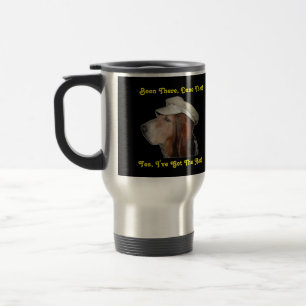 Caneca Térmica Mug Basset Hound Fez Isso
