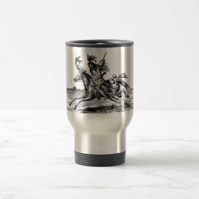 Caneca Térmica Mug de cavalo índio (Centro)