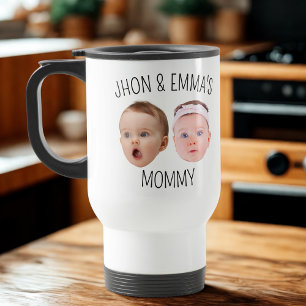 Caneca Térmica Mug de Foto Personalizado, Presente de Dia de as m