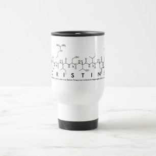 Caneca Térmica Mug do nome do peptídeo da Cristina