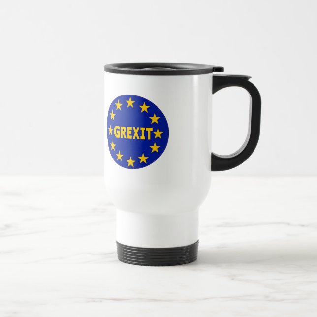 Caneca Térmica Mug EU Grexit (Direita)