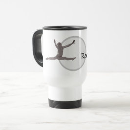 Caneca Térmica Mug - Gymnast Silhouett com Nome