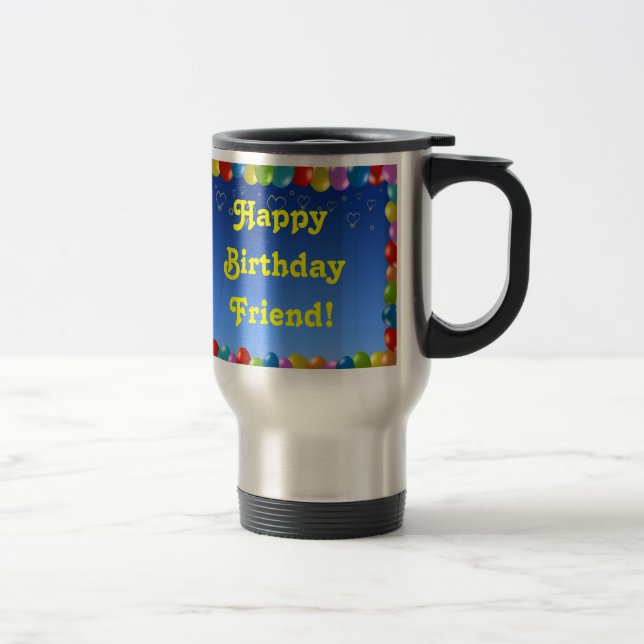 Caneca Térmica Mug Happy Birthday Amigo (Direita)
