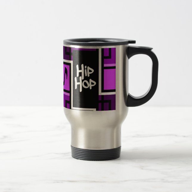 Caneca Térmica Mug Hip Hop - escolha estilo e cor (Direita)