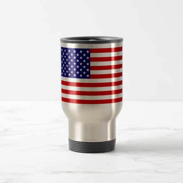 Caneca Térmica Mugcnt Flag dos EUA (Centro)