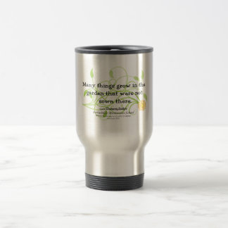 Caneca Térmica Muitas coisas crescem no jardim….