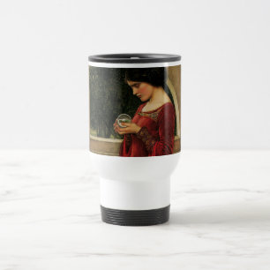 Caneca Térmica Mulher da Bola de Cristal Pintura de Waterhouse
