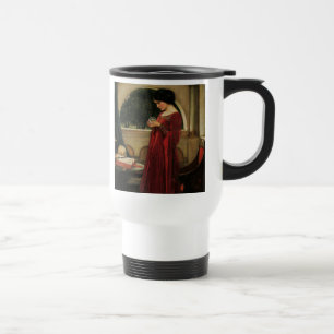 Caneca Térmica Mulher da Bola de Cristal Pintura de Waterhouse