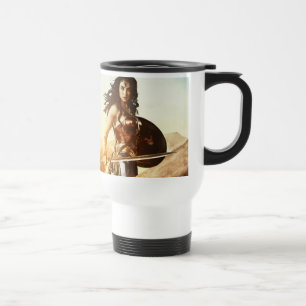 Caneca Térmica Mulher Maravilha Ao Sunset
