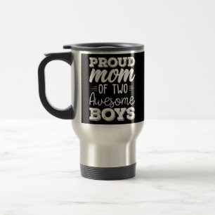 Caneca Térmica Mulheres Dois Mãe de 2 Meninos Dia de as mães 65