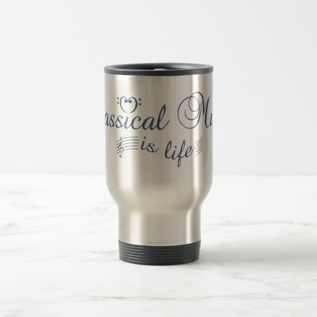 Caneca Térmica Música clássica - escolha estilo e cor (Centro)