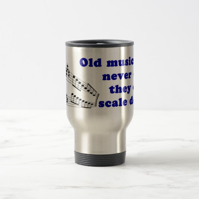 Caneca Térmica Músicos velhos nunca morrem (Centro)