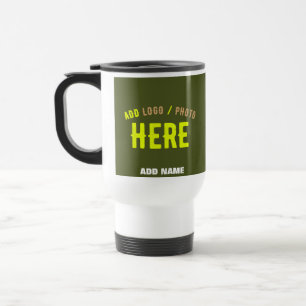 CANECA TÉRMICA NA MODA MODERNO PERSONALIZADO EXÉRCITO VERDE VERIF