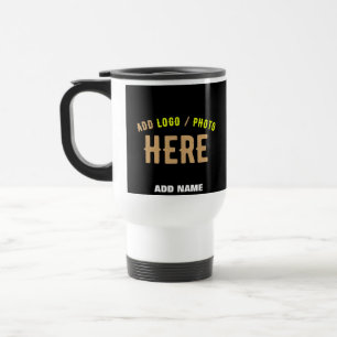 CANECA TÉRMICA NA MODA MODERNO PERSONALIZÁVEL NEGRO VERIFICADO CO