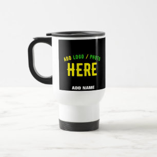 CANECA TÉRMICA NA MODA MODERNO PERSONALIZÁVEL NEGRO VERIFICADO CO