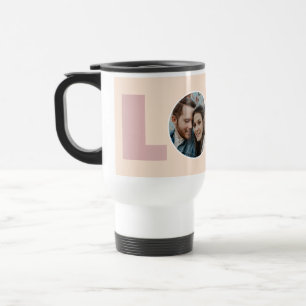 Caneca Térmica Namorados de Pêssego Modernos Adoram Foto