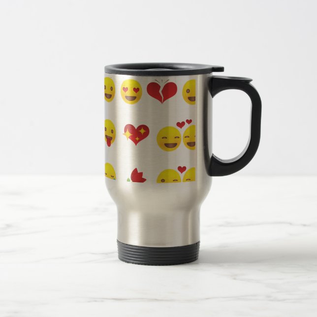 Caneca Térmica Namorados Emojis (Direita)